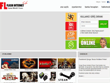 Tablet Screenshot of flashinternetcafe.com